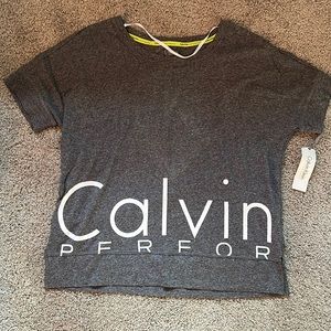 Calvin Klein Performance Gray Short Sleeve Tee